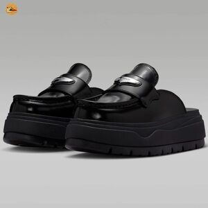 Size 9 - Nike Air Jordan Mule Black Metallic Silver HJ4292-001 Women’s Brand New